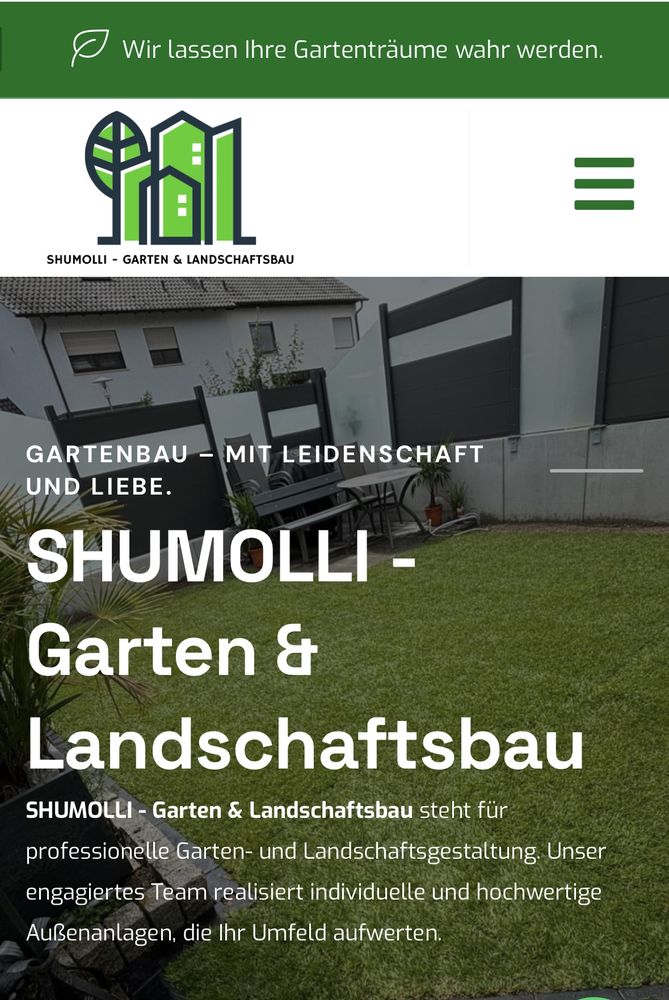 Logo der Firma Shumolli Garten Landschaftsbau aus Speyer auf dem Branchenportal Gartenbau.org