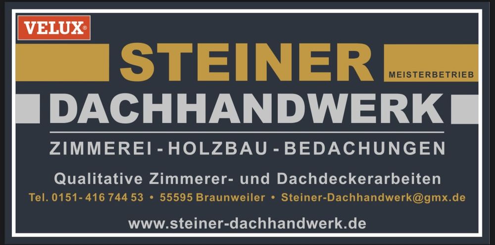 Logo der Firma Fabian Steiner Dachdeckerarbeiten Steiner Dachhandwerk aus Braunweiler auf dem Branchenportal Dachdecker.com