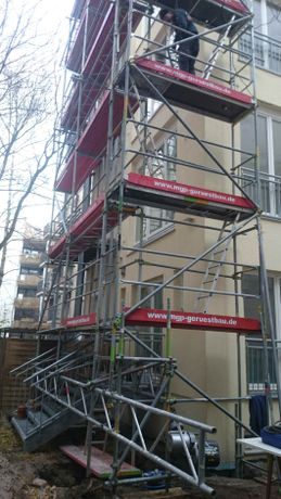Beispielarbeit von MGP Gerüstmontage & Service GmbH - veröffentlicht auf Geruestbau.org