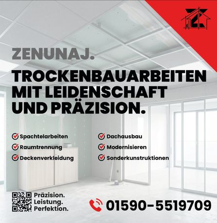 Beispielarbeit von ZENUNAJ TROCKENBAU - veröffentlicht auf Trockenbauunternehmen.net