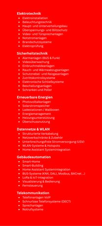 Beispielarbeit von alarm8 • Elektro- und Sicherheitstechnik - veröffentlicht auf Solartechnik.org