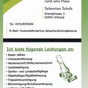 Hausmeisterservice rund ums Haus Sebastian Scholz in Ortrand
