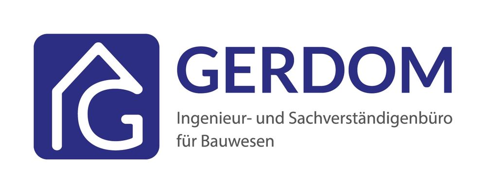 Logo der Firma Gerdom – Ingenieur- und Sachverständigenbüro für Bauwesen aus Bad Essen auf dem Branchenportal Gutachter.org