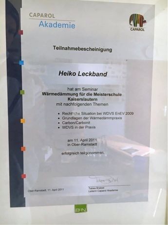 Beispielarbeit von Malermeisterbetrieb Leckband - veröffentlicht auf Maler.org