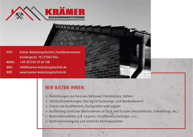 Beispielarbeit von Krämer Bedachungstechnik - veröffentlicht auf Dachdecker.com