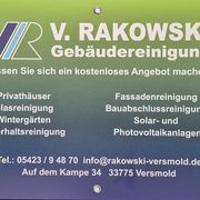 V. Rakowski Gebäudereinigung GmbH in Versmold