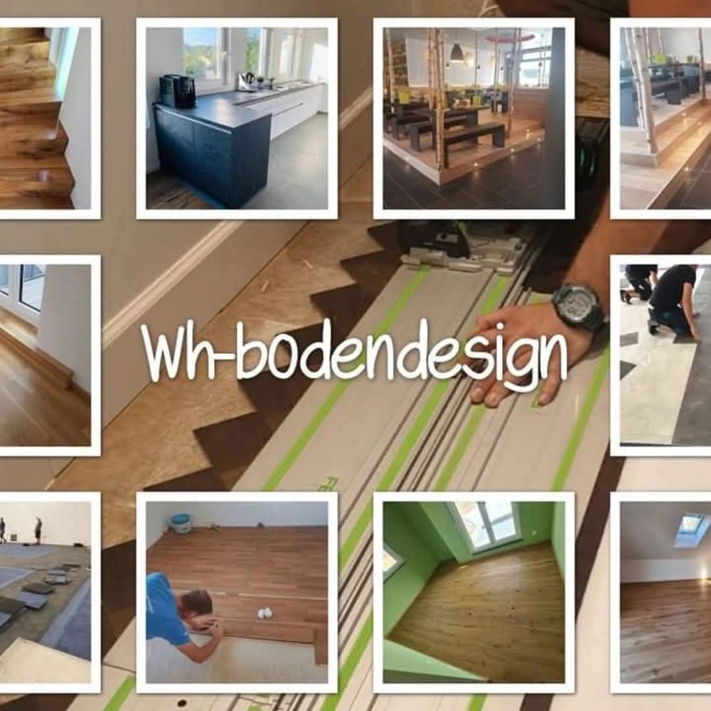 Logo der Firma Wh-bodendesign aus Puchheim auf dem Branchenportal Bodenleger.net