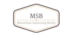 Logo der Firma MSB – Massivbau Sanierung Berlin aus Berlin auf dem Branchenportal Bauunternehmen.org