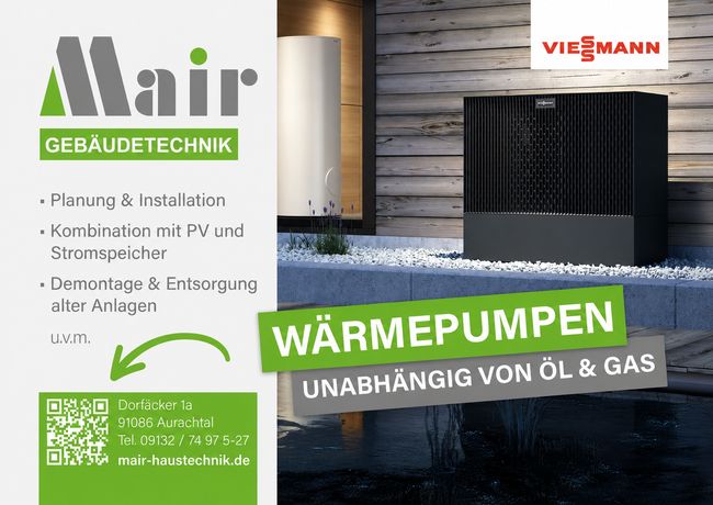 Beispielarbeit von Mair Gebäudetechnik - veröffentlicht auf Heizungsbau.net