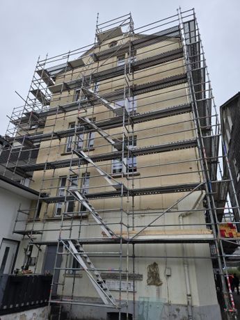 Beispielarbeit von Waltroper Gerüstbau u Fassadensanierung - veröffentlicht auf Geruestbau.org