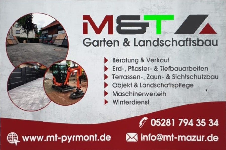 Logo der Firma M & T landschaftsbau aus Bad Pyrmont auf dem Branchenportal Gartenbau.org