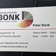 Peter Bonk Maler und Lackierer in Wetzlar