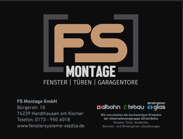 Logo der Firma FS Montage GmbH aus Hardthausen auf dem Branchenportal Fensterbau.org