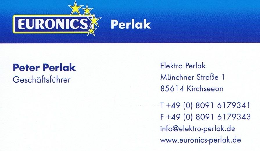 Logo der Firma Euronics ELEKTRO Perlak aus Kirchseon auf dem Branchenportal Elektriker.org
