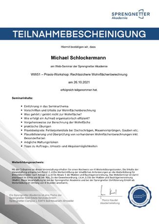 Beispielarbeit von Schlockermann-Immobilien - veröffentlicht auf Gutachter.org