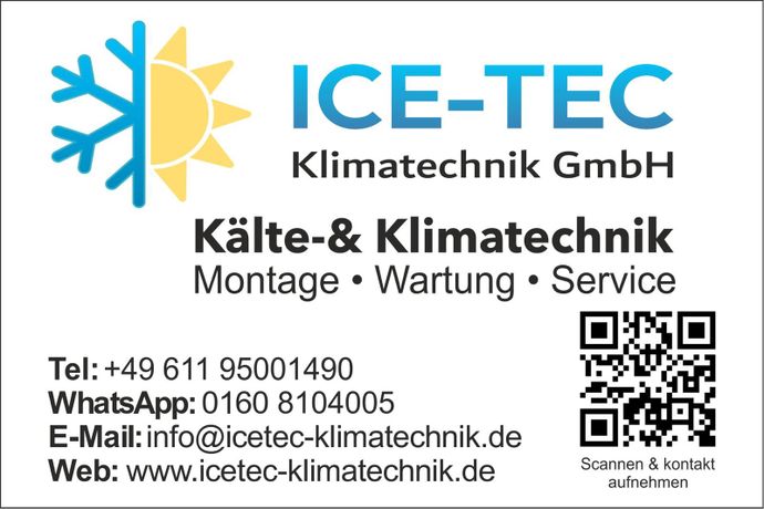 Beispielarbeit von ICE-TEC Klimatechnik GmbH - veröffentlicht auf Klimatechniker.net