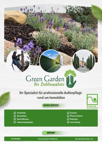 Beispielarbeit von Green Garden -Ihr Lieblingsplatz - veröffentlicht auf Gartenbau.org