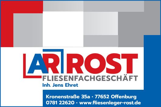 Logo der Firma Albert Rost GmbH Fliesenfachgeschäft aus Offenburg auf dem Branchenportal Fliesenleger.net