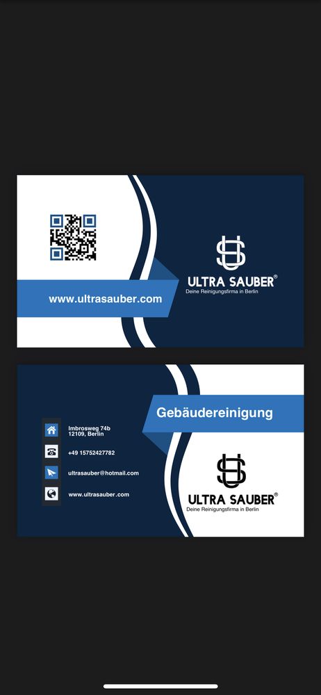 Logo der Firma Ultra Sauber aus Berlin auf dem Branchenportal Hausmeisterdienste.net