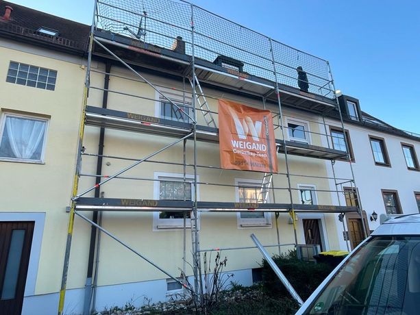 Beispielarbeit von Firma Weigand Malermeister und Gerüstbau - veröffentlicht auf Geruestbau.org