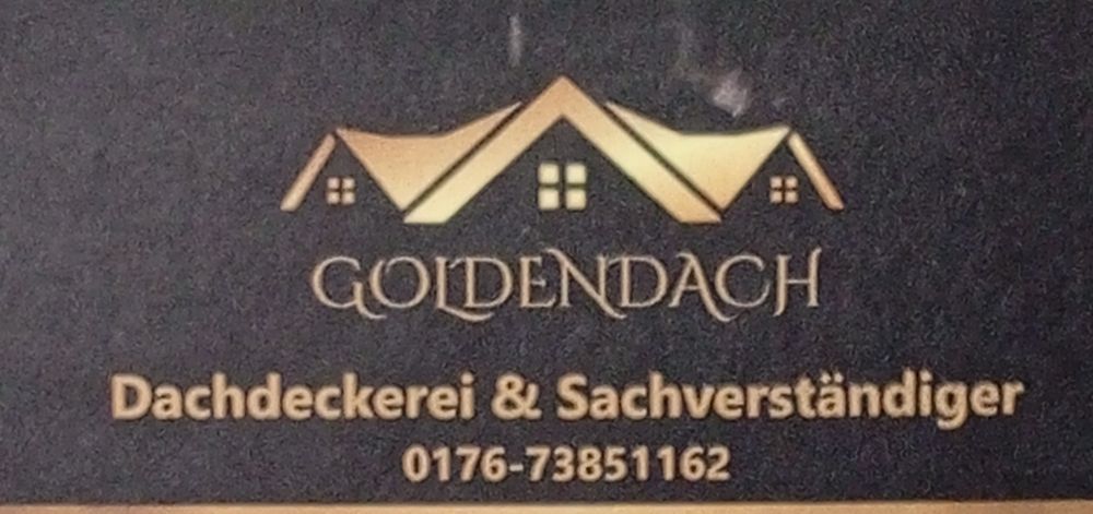 Logo der Firma GoldenDach aus Wolfstein auf dem Branchenportal Dachdecker.com