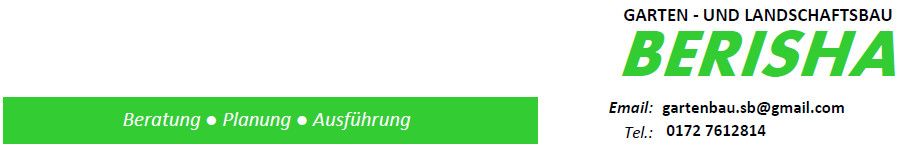 Logo der Firma Shaip Berisha Gartenbau aus Germaringen auf dem Branchenportal Gartenbau.org