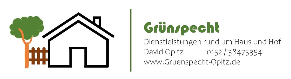 Logo der Firma David Opitz Grünspecht  aus Döbra auf dem Branchenportal Gartenbau.org