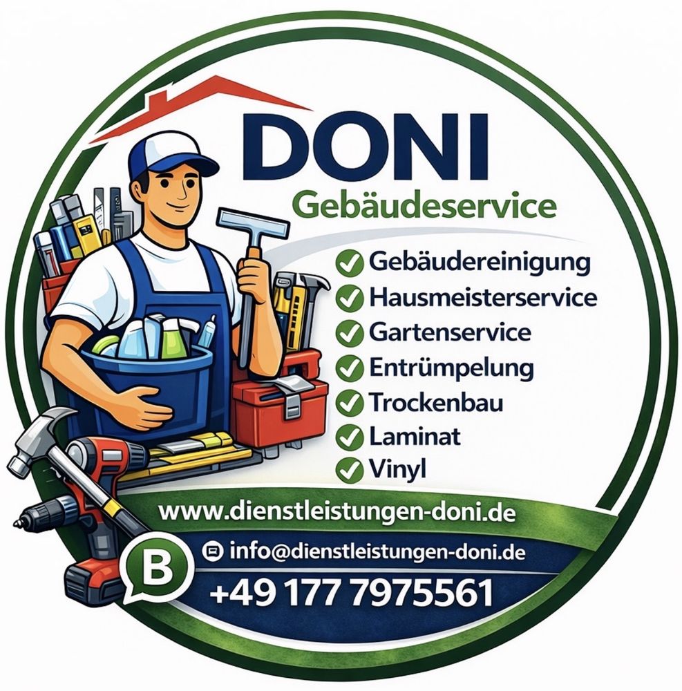 Logo der Firma DONI Gebäudeservice Nürtingen aus Nürtingen auf dem Branchenportal Hausmeisterdienste.net