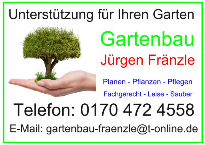 Logo der Firma Jürgen Fränzle Gartenbau aus Offenau auf dem Branchenportal Gartenbau.org