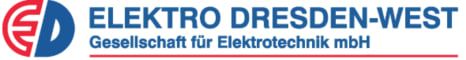 Logo der Firma Elektro Dresden-West Gesellschaft für Elektrotechnik mbH aus Dresden auf dem Branchenportal Elektriker.org