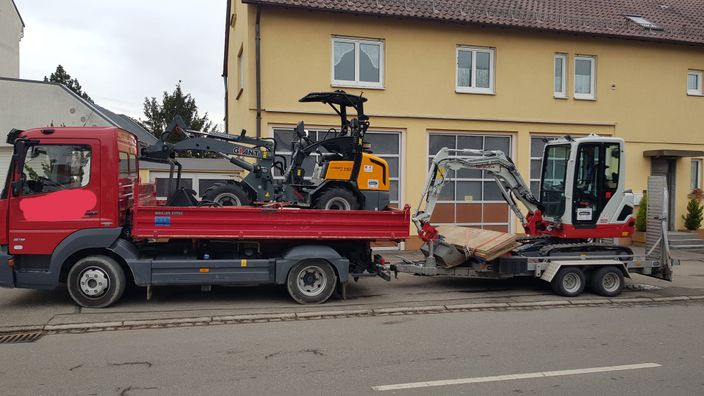Beispielarbeit von Matthias Kohler Baumaschinen - veröffentlicht auf Gartenbau.org