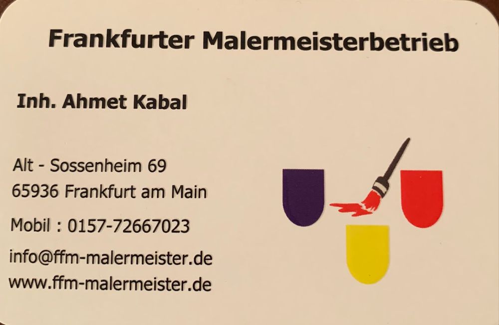 Logo der Firma Frankfurter Malermeisterbetrieb aus Frankfurt auf dem Branchenportal Maler.org