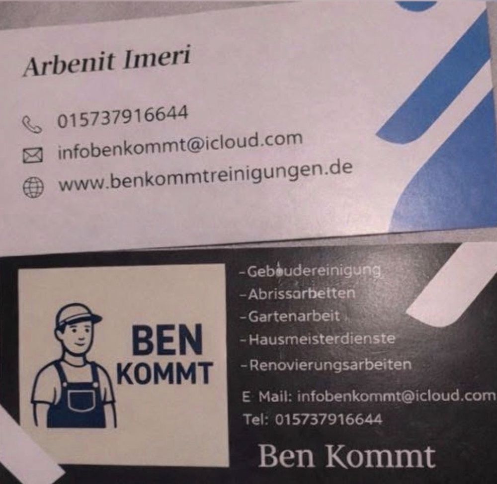 Logo der Firma Ben Kommt aus Krefeld auf dem Branchenportal Hausmeisterdienste.net