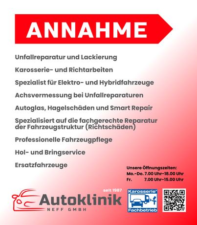 Beispielarbeit von Autoklinik Neff - veröffentlicht auf Auto-Werkstatt.de