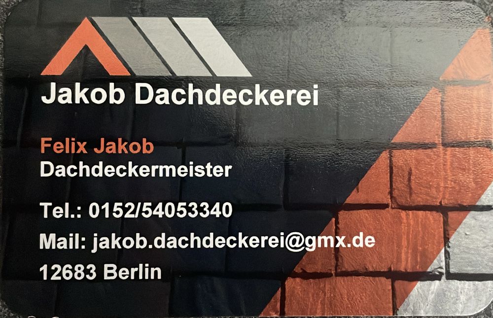 Logo der Firma Felix Jakob - Dachdeckerhandwerk - aus Berlin auf dem Branchenportal Dachdecker.com