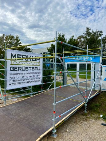 Beispielarbeit von Merkur Gerüstbau GmbH - veröffentlicht auf Geruestbau.org