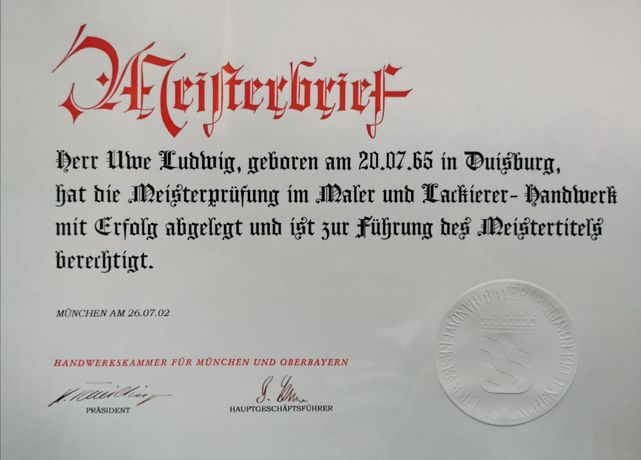 Beispielarbeit von Uwe Ludwig Malerbetrieb FARBKRAFT - veröffentlicht auf Maler.org