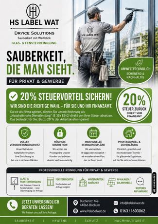 Beispielarbeit von HS Label Wat DryIce Solutions - veröffentlicht auf Hausmeisterdienste.net