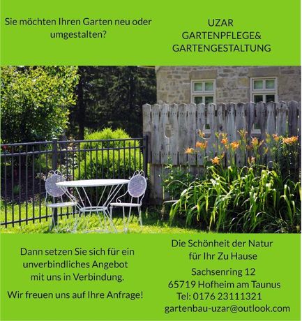 Beispielarbeit von Gartenbau und Gartenpflege Uzar - veröffentlicht auf Gartenbau.org
