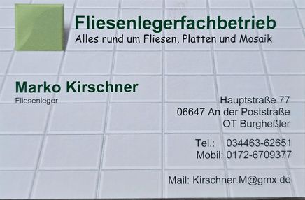 Fliesenlegerfachbetrieb Kirschner in An der Poststraße