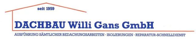 Logo der Firma Dachbau Willi Gans GmbH aus Dreieich auf dem Branchenportal Dachdecker.com