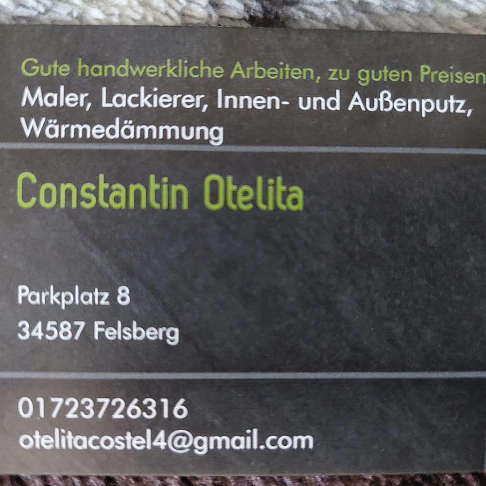 Logo der Firma Serafim Constantin Otelita Maler, Lackierer, Innen- und Außenputz aus Felsberg auf dem Branchenportal Maler.org