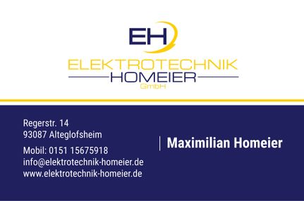Elektrotechnik Homeier GmbH in Alteglofsheim