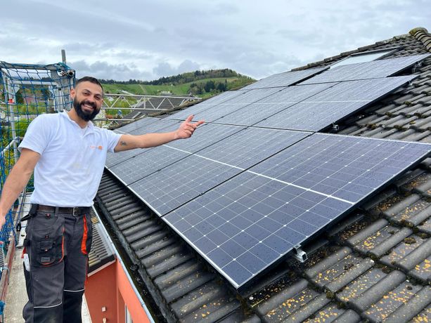 Beispielarbeit von Aligator Photovoltaik - veröffentlicht auf Elektriker.org