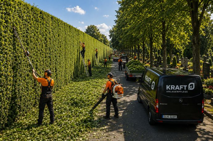 Beispielarbeit von Firma KRAFT ANLAGENPFLEGE - veröffentlicht auf Gartenbau.org