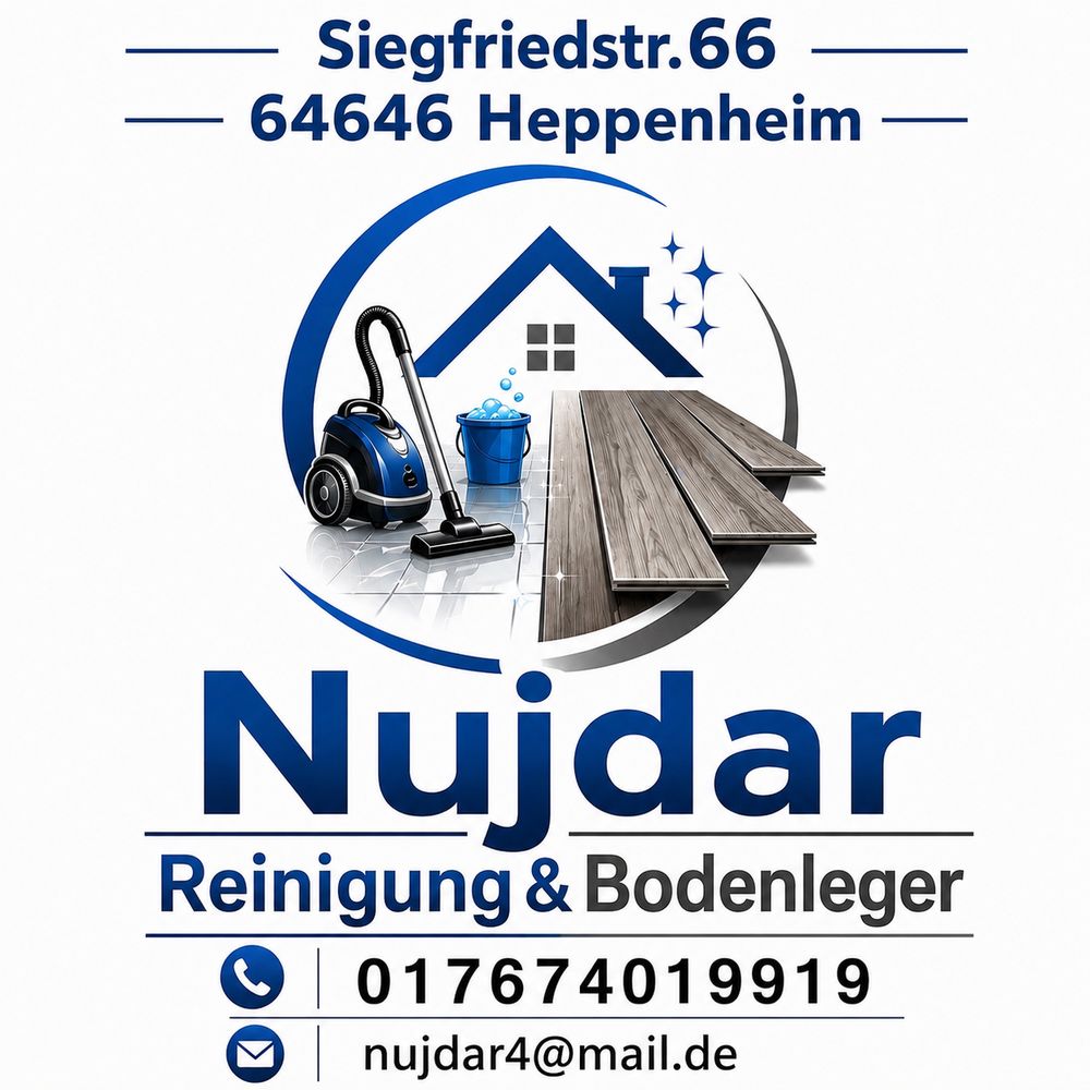 Logo der Firma Nujdar Bodenleger aus Heppenheim auf dem Branchenportal Bodenleger.net