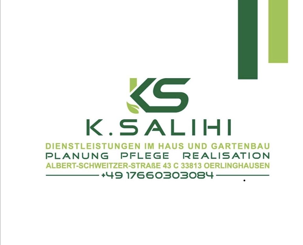 Logo der Firma K.Salihi Dienstleistungen im Haus und im Garten aus Oerlinghausen auf dem Branchenportal Gartenbau.org