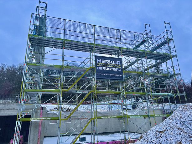 Beispielarbeit von Merkur Gerüstbau GmbH - veröffentlicht auf Geruestbau.org