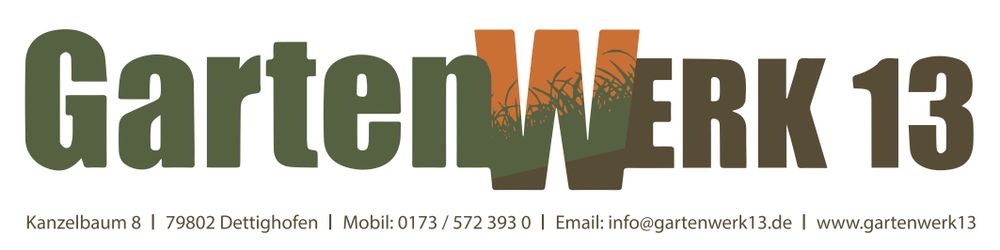 Logo der Firma Gartenwerk 13 aus Dettighofen auf dem Branchenportal Gartenbau.org