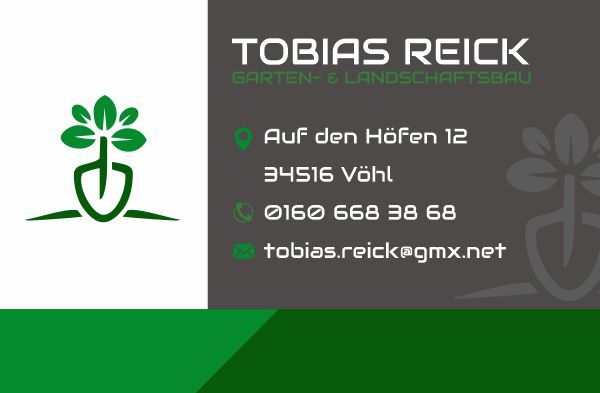Logo der Firma Tobias Reick Garten und Landschaftsbau aus Vöhl auf dem Branchenportal Gartenbau.org